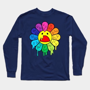 Takashi Murakami Flower Rainbow Long Sleeve T-Shirt